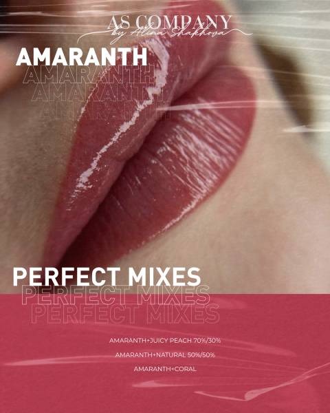 Pigments pour le maquillage permanent lèvres