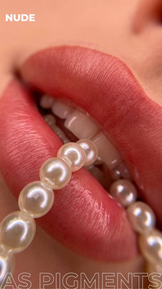 Pigments pour le maquillage permanent lèvres